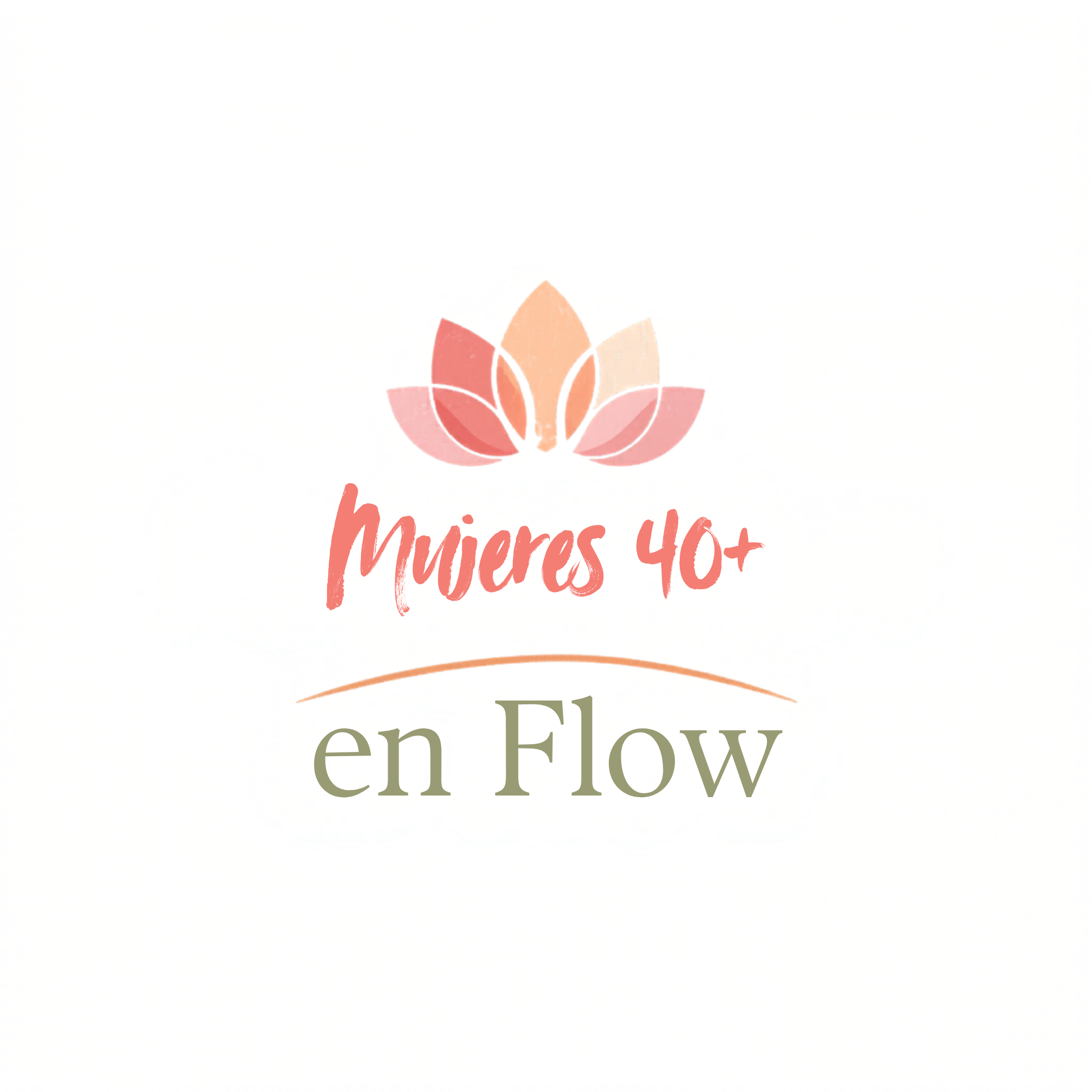Logotipo de Mujeres 40+ en Flow