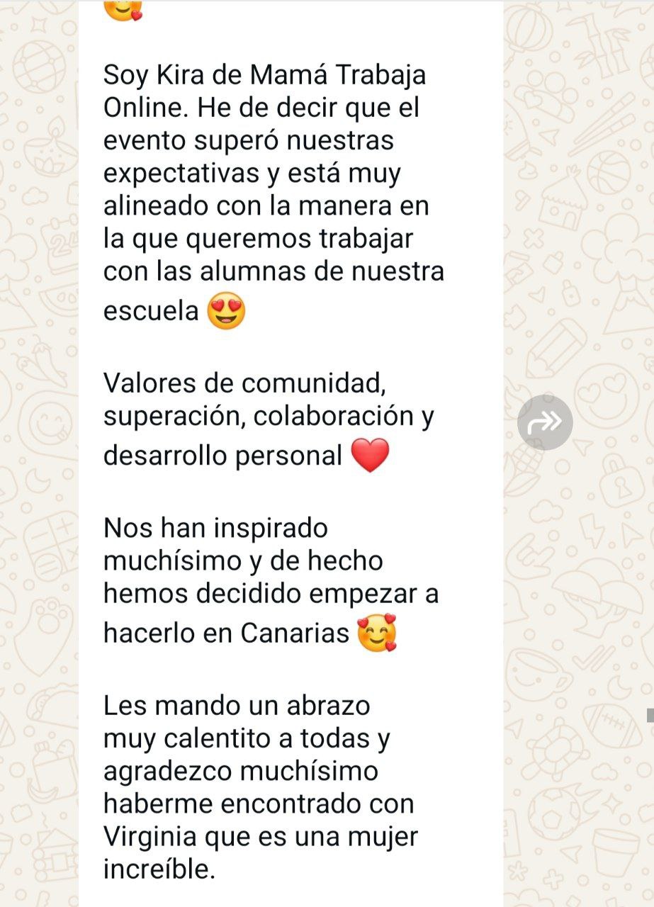 Testimonio de Kira de Mamá Trabaja Online